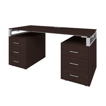 Офисный письменный стол руководителя Loft Details LL200 Венге магия