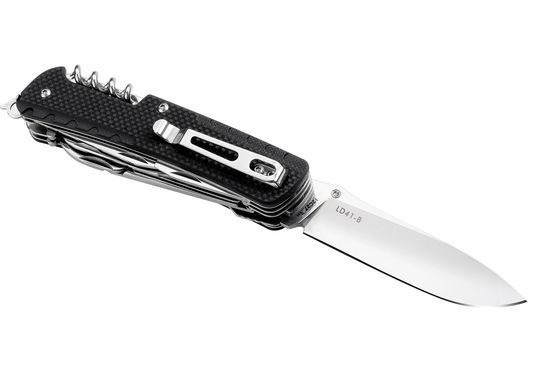 Нож многофункциональный Ruike Trekker LD41-B Black Sandvik 12C27