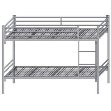 Кровать двухъярусная на металлическом каркасе Loft Details U103