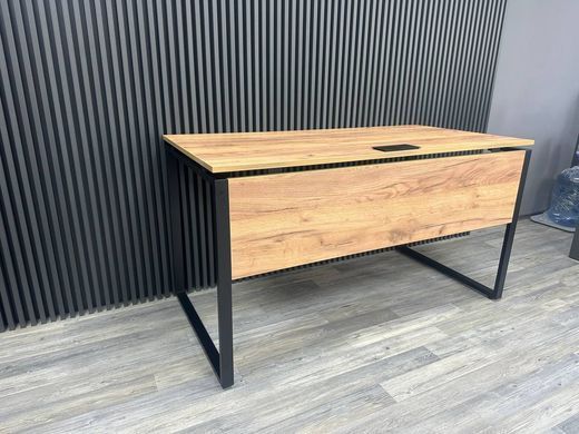 Офисный письменный стол Loft Details KS 140b Дуб крафт золотой, 18 мм